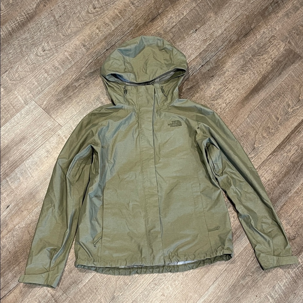 The North Face Olive Green Hooded Jacket